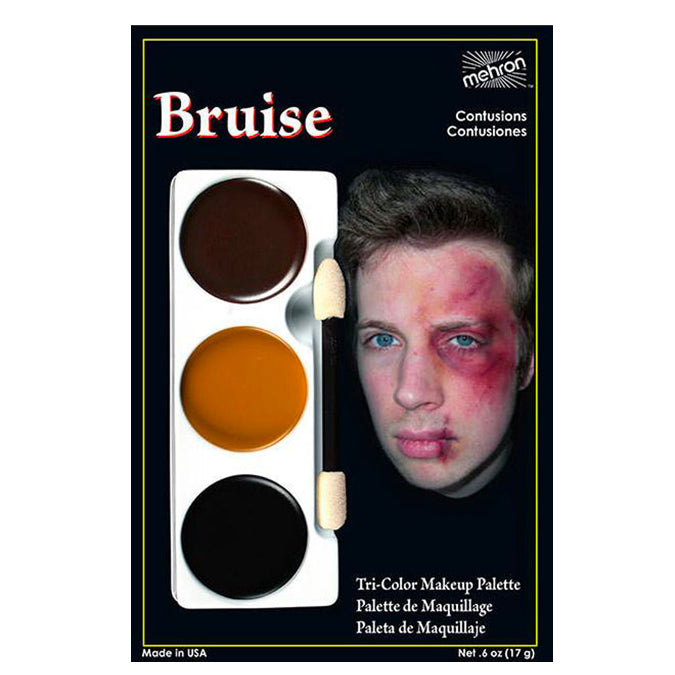 Mehron Tri-Color Palette - Bruise